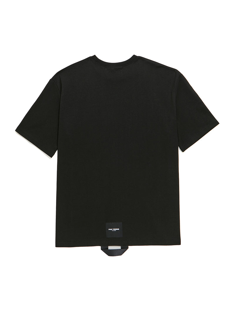 バックハンドルTシャツ / back handle T-shirt (3880569471094)