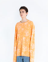 タイダイ 長袖Tシャツ オレンジ /tiedye long sleeve orange (4437317386358)