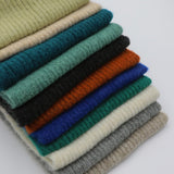 ウールミニリブマフラー / ASCLO Wool Mini Rib Muffler (11color)