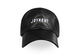 JOYMENT-BALL CAP LEATHER FONT-02 (BK) (4614366593142)