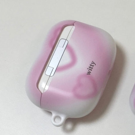 ブラッシュハートエアポッズケース/witty blush heart airpods case (pink)