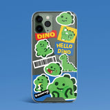 ディノステッカージェリーハードアイフォンケース/Dino sticker Jellyhard Case