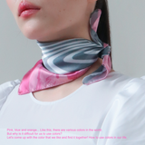 カラースカーフ / color scarf(pink)