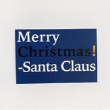 Santa Claus Message Postcard (Midnight Blue) (6602757603446)