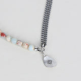 ドロップストーンチェーン/Drop stone chain (mix color) (925 silver)