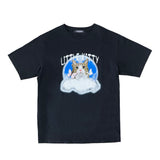 コラボレーションTシャツ（ブラック）I Suzume & Unagi × LUVISTRUE (6677219311734)