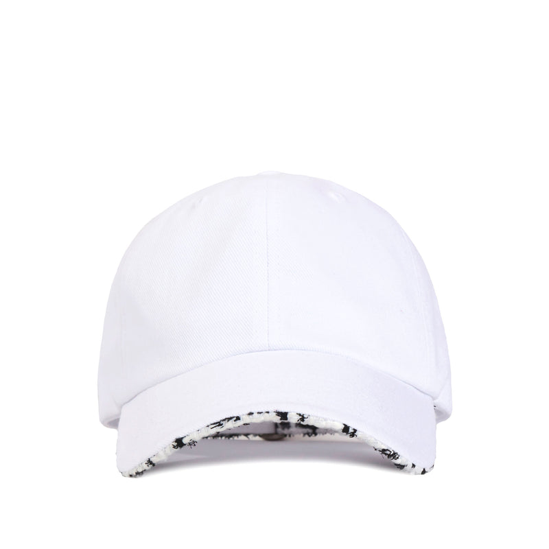 BBD Tweed Cap (White) (4641492271222)