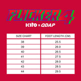 "Flicker Four" QDAP X KITO  Red/Black/Blue Sandals (4631380426870)