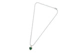 GREEN LOVE NECKLACE (6684541976694)