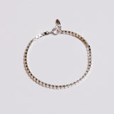 シルバーボクシーブレスレット / silver boxy bracelet (silver)