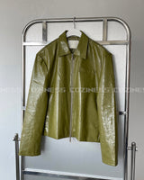 ボルトコートレザージャケット / OA bolt coated leather jacket (3 colors)