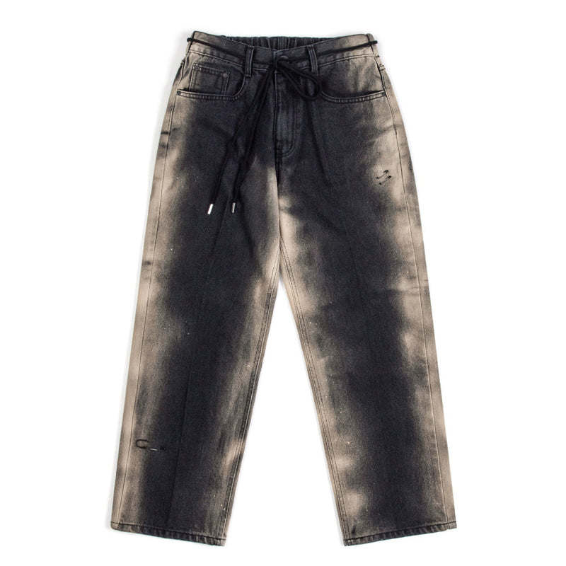 サイドブリーチデニムパンツ/BBD Side Bleached Denim pants (Charcoal)