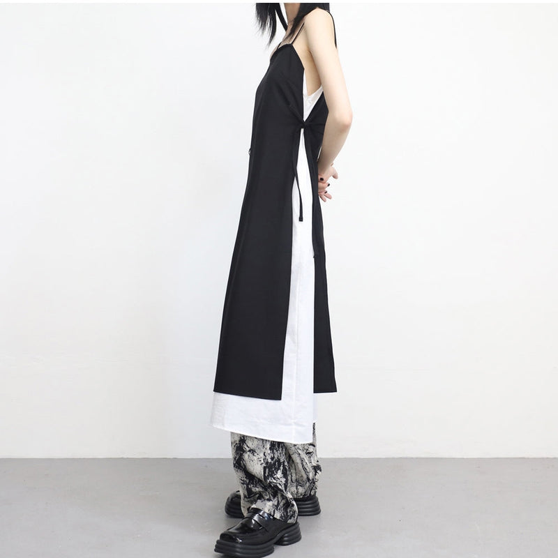 アンダーレイヤードストラップドレス/Ander layered strap dress