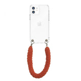 ハンドメイドフォンストラップ(ケースなし)/handmade phone strap - orange