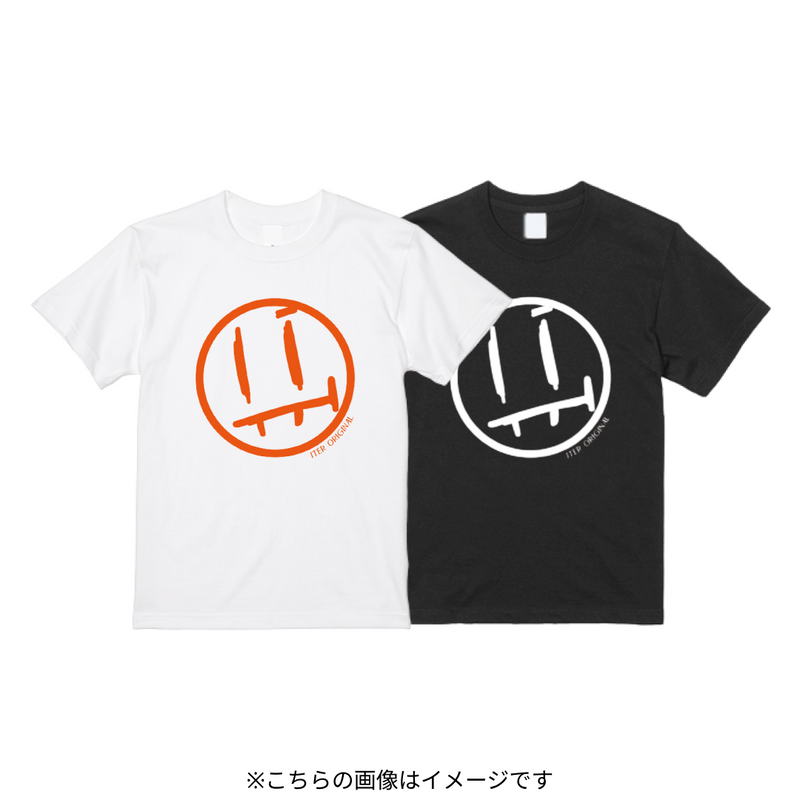 【別注】ITER記念Tシャツ（ブラック/ホワイト）