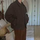 ウールショートコート / ASCLO Wool Short Coat (2color)　