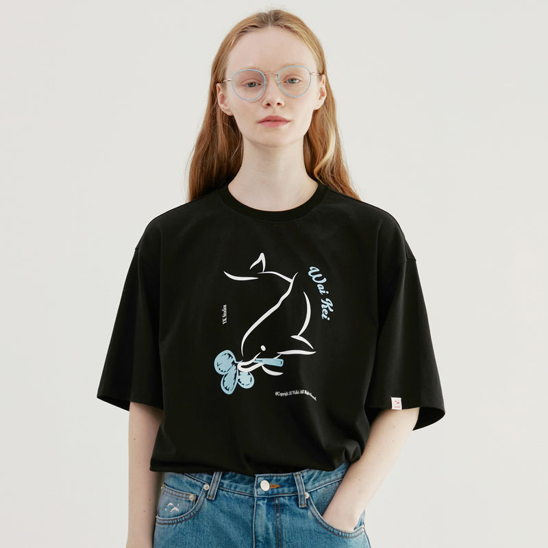 ドルフィンクローバーTシャツ / Dolphin X Clover Shortsleeve T-shirts (4547576365174)