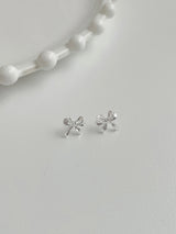 [silver 925] lovely ribbon earrings