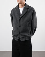 ヘビーウールブルゾンジャケット / heavy wool blouson jacket 2color