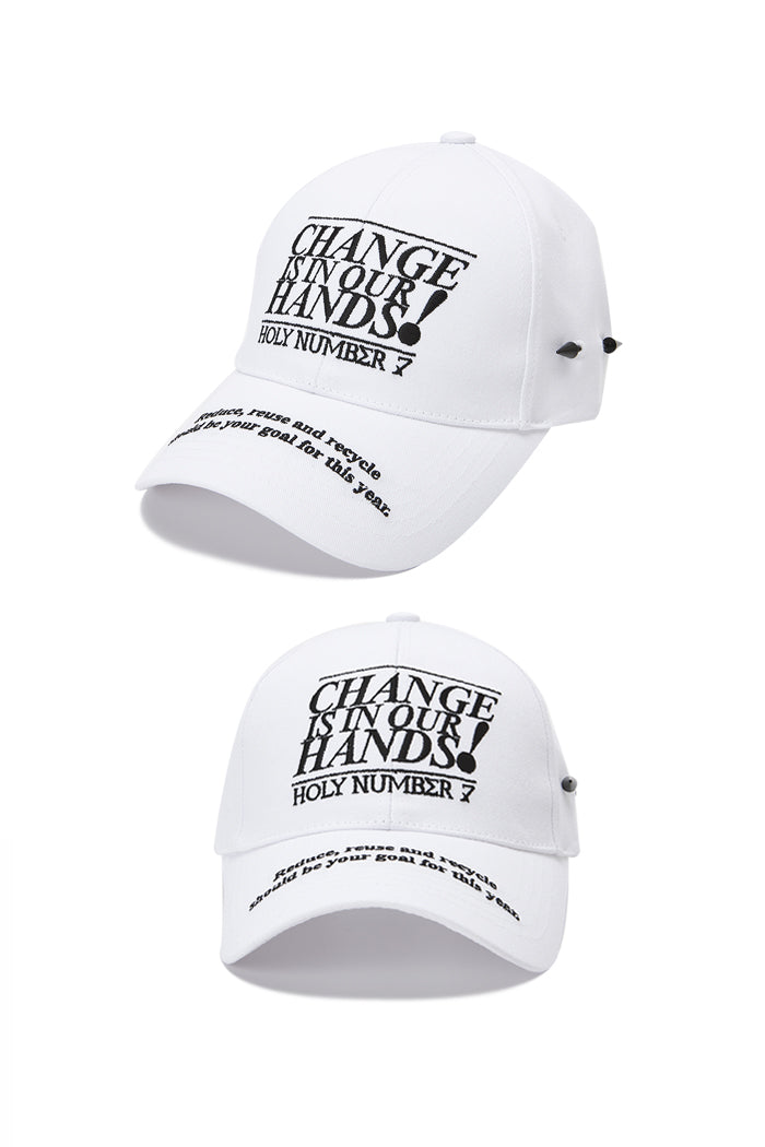 CHANGE IS IN OUR HANDS CAMPAIGN CAP_WHITE (6583088775286)