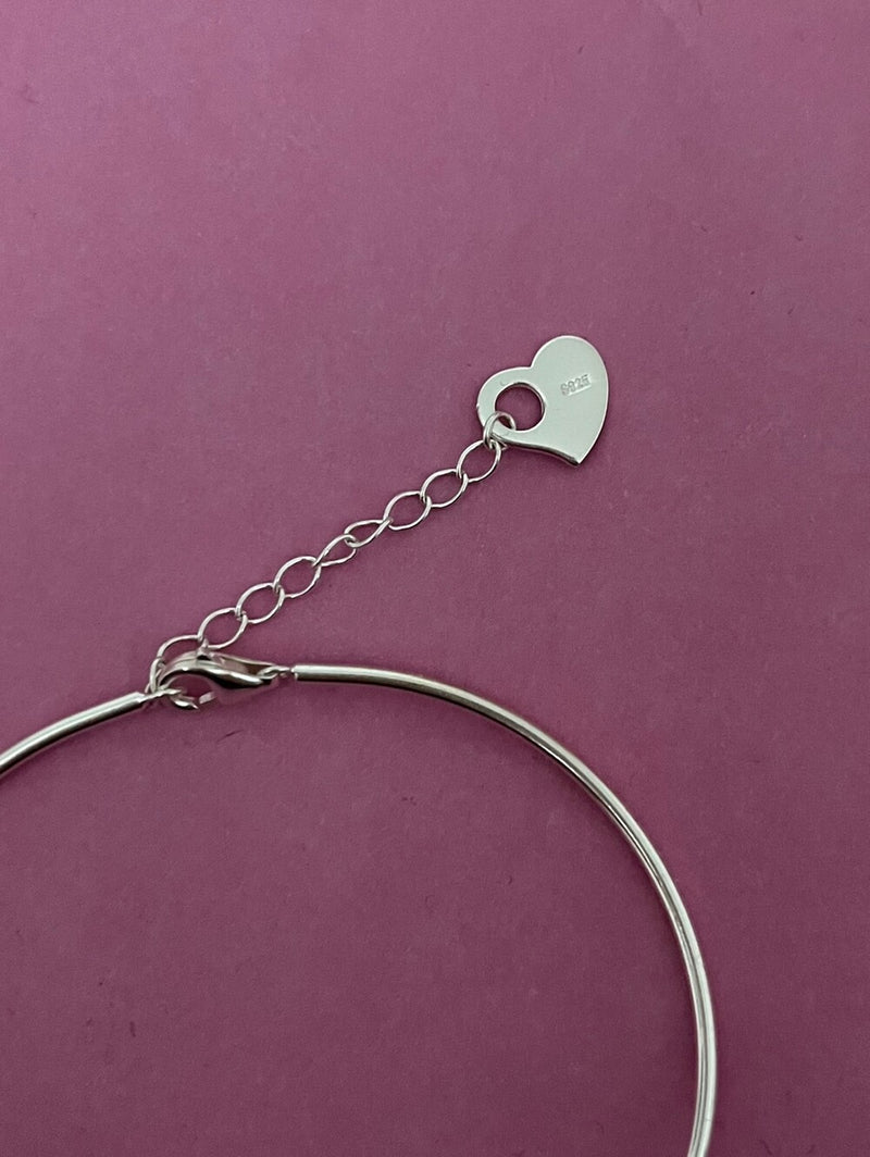 (silver925) Heart circle bracelet