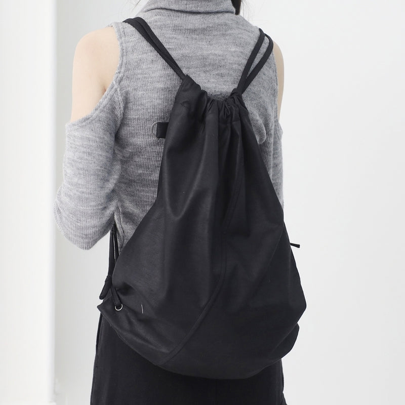 ノエレザーストリングバックパック/Noe leather string backpack