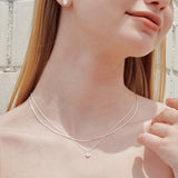 プレシャスハートレイヤードネックレス/precious heart layered necklace