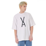 VAブラックビッグロゴTシャツ/VA Black Big Logo T-Shirts White