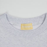 クロワッサンスウェットシャツ / Croissant Sweatshirt [Light Grey]