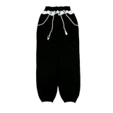ロープカラージョガーパンツ / 222 Rope coloring jogger pants - Black