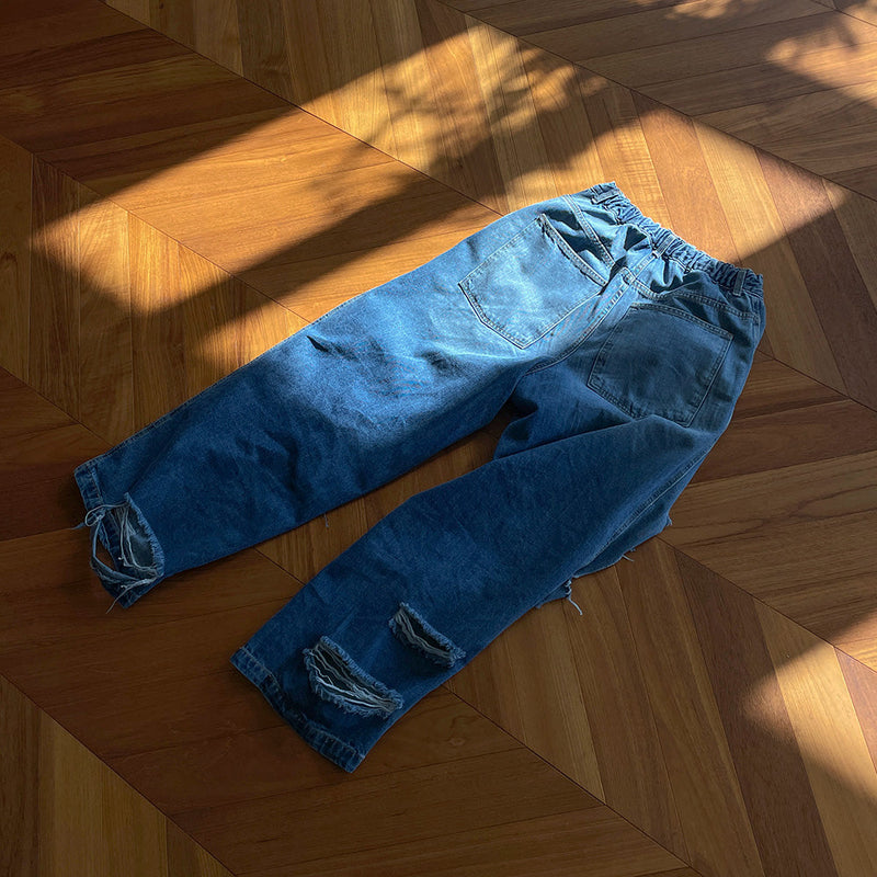 ハイダメージデニムパンツ / ASCLO High Damage Denim Pants (2color)