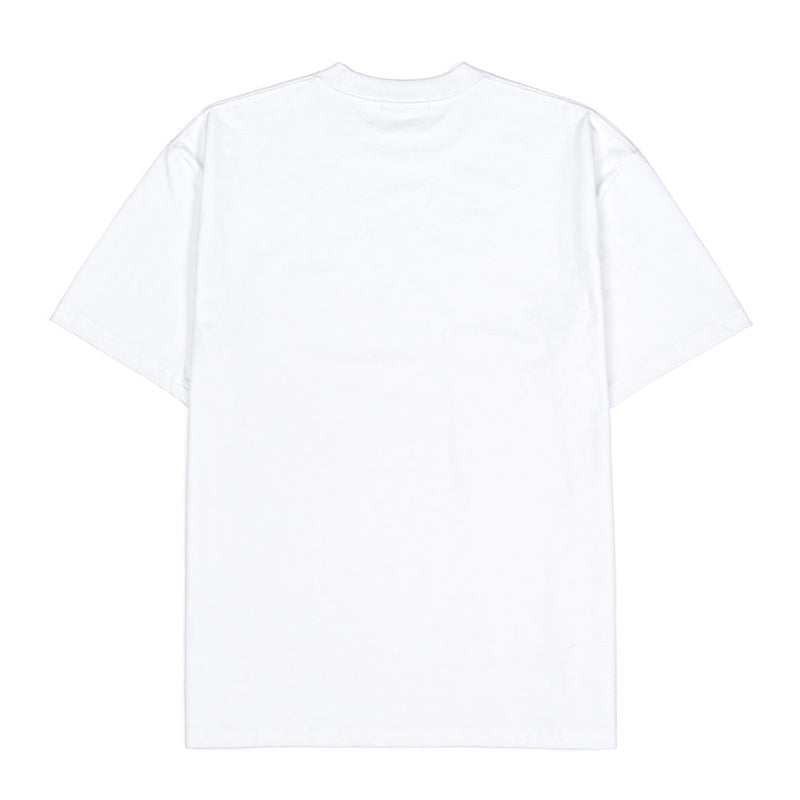BBDボーダーグラフィッチロゴT-シャツ(白)/BBD Border Graffiti Logo T-Shirt (White)