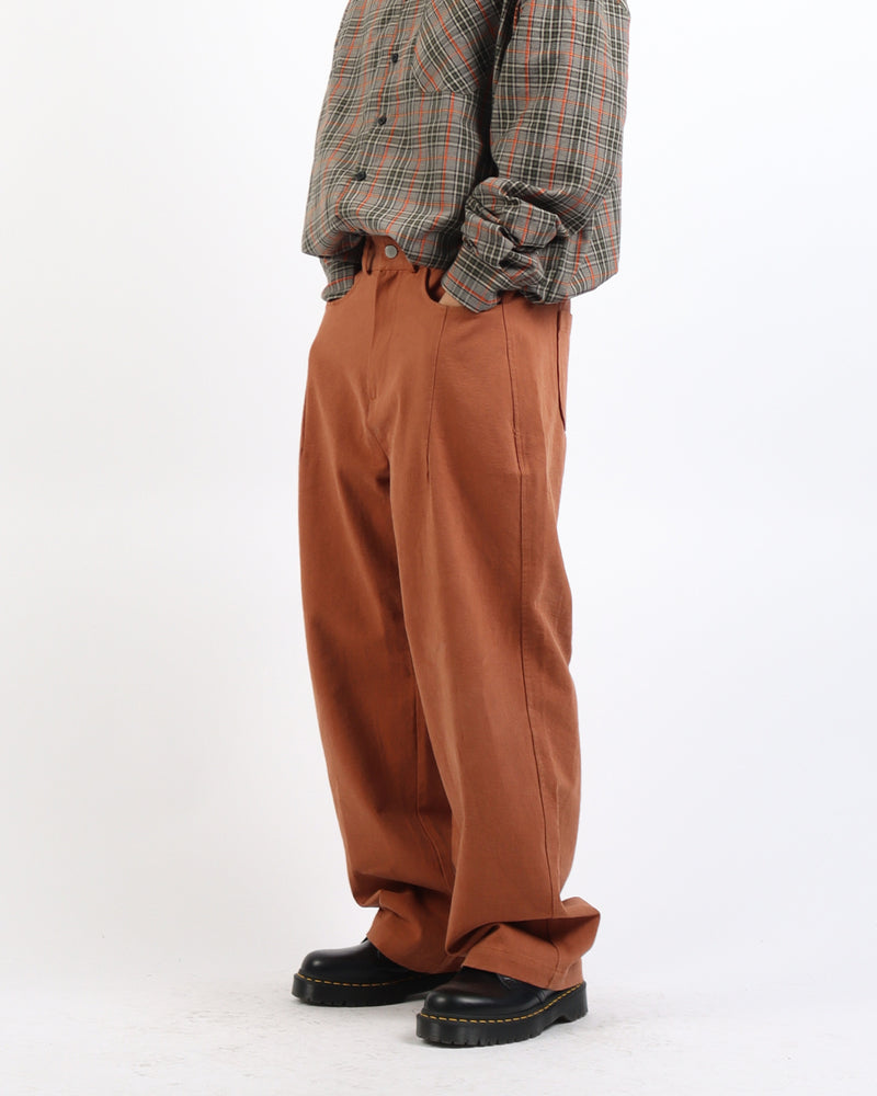 ラッフルデニムパンツ / Ruffle Denim Pants (3color)