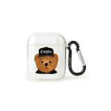 AirPods / AirPods Pro CASE COMPTON BEAR CLEAR (4627784368246)