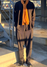 [VIR] obi pleats jogger pants & cardigans set-up - pants