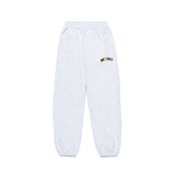 レインボー エンブロイド フリースジョガーパンツ / Rainbow embroidered fleece jogger pants (4594048893046)