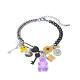 キッチュカラフル テディベアブレスレット/kitsch colorful teddy bear bracelet