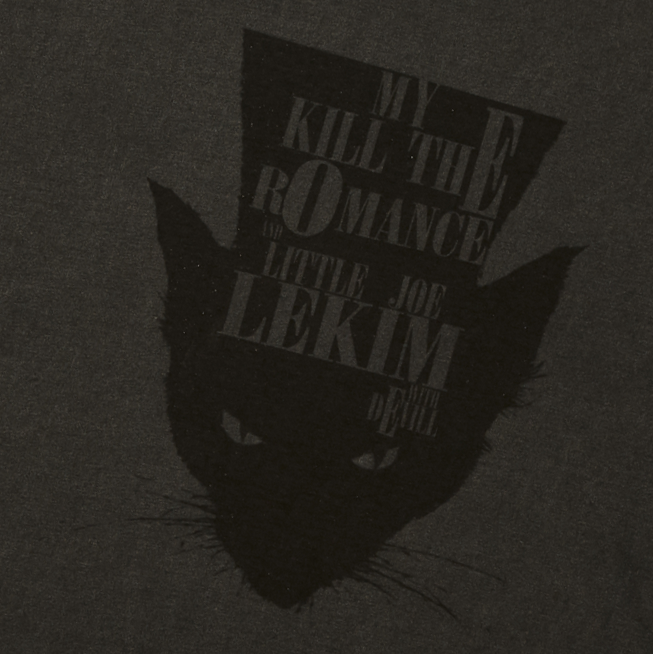 LEKIM DEVILL CAT T-SHIRT PIGMENT BLACK