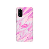 ワイドピンクマーブルスマホハードケース / Wide pink marble hard case