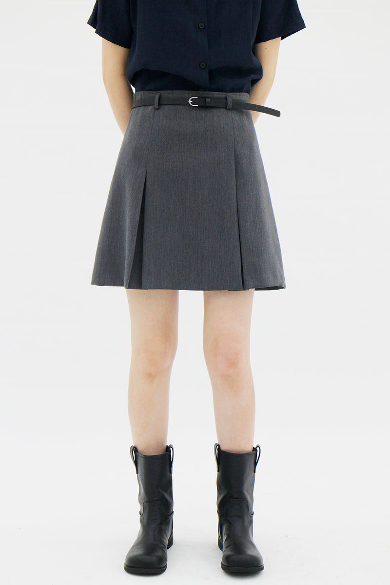 ジューシーベルトミニスカート / Juicy belt mini skirt (3color)
