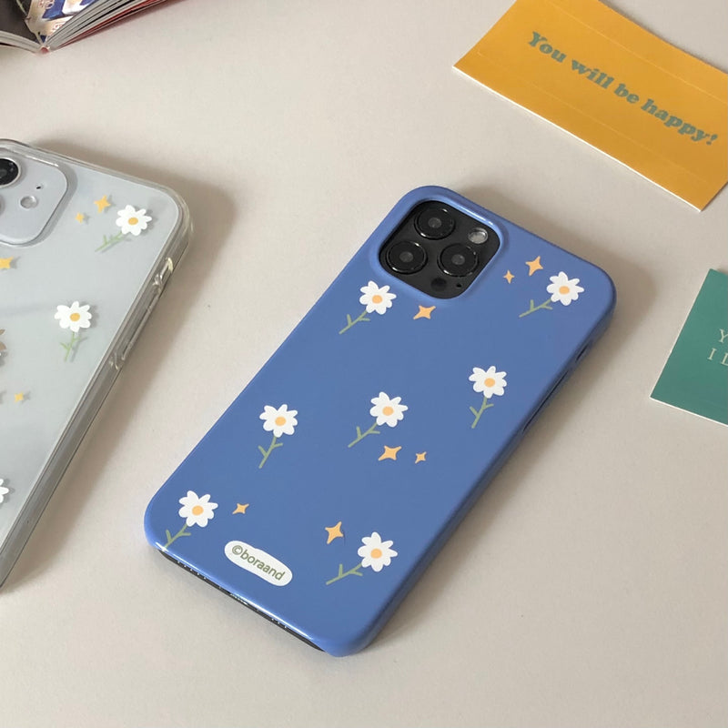 デイジーグロッシーハードケース (アイフォンケース) / Daisy glossy hard case (iphone case)