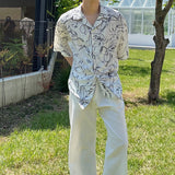Littenパイピングショートシャツ(2color)/Litten Piping Short Shirt