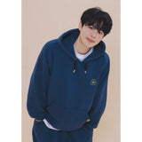 HOLYNUMBER7 X CHOI BYUNGCHAN CHICK GRAPHICS HOODIE_NAVY