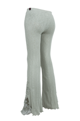 フラワーモチーフパンツ / flower motif pants grey