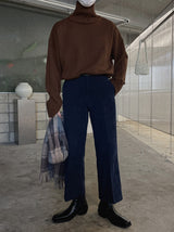 Garments Crop Bootcut Corduroy Pants (3color) (6632606138486)