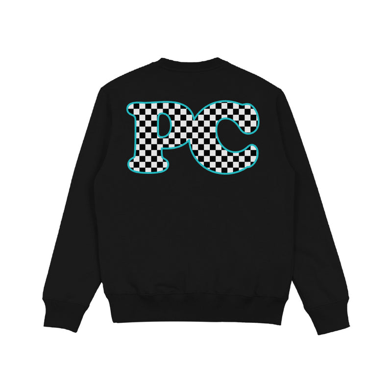 Checkered Sweater - Black