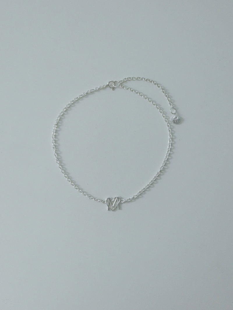 ラブシンボルネックレス / love symbol necklace - silver