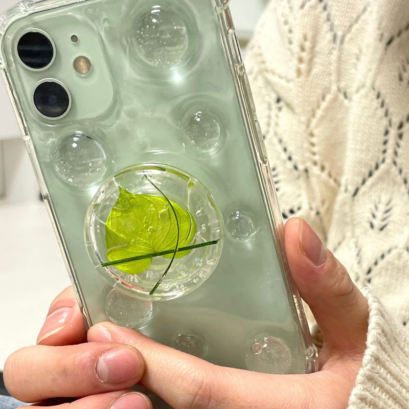 バブルバブルレジンフォンケース/Bubble Bubble Resin Phone Case