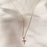 1990's Lover and Cross Necklace (6560280281206)