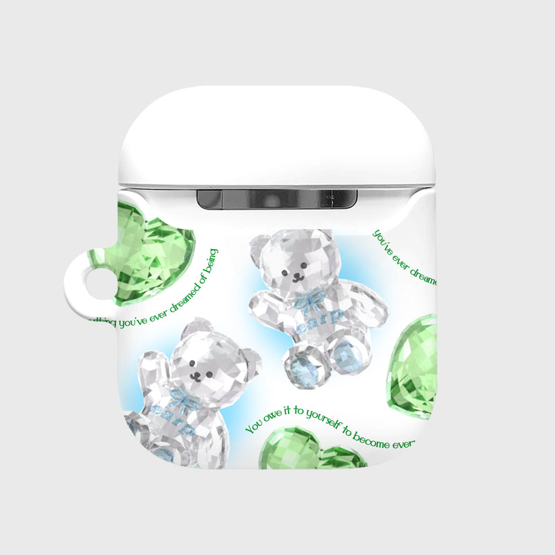 CRYSTAL MERRY PATTERN-GREEN(AIR PODS-HARD) (6613157806198)